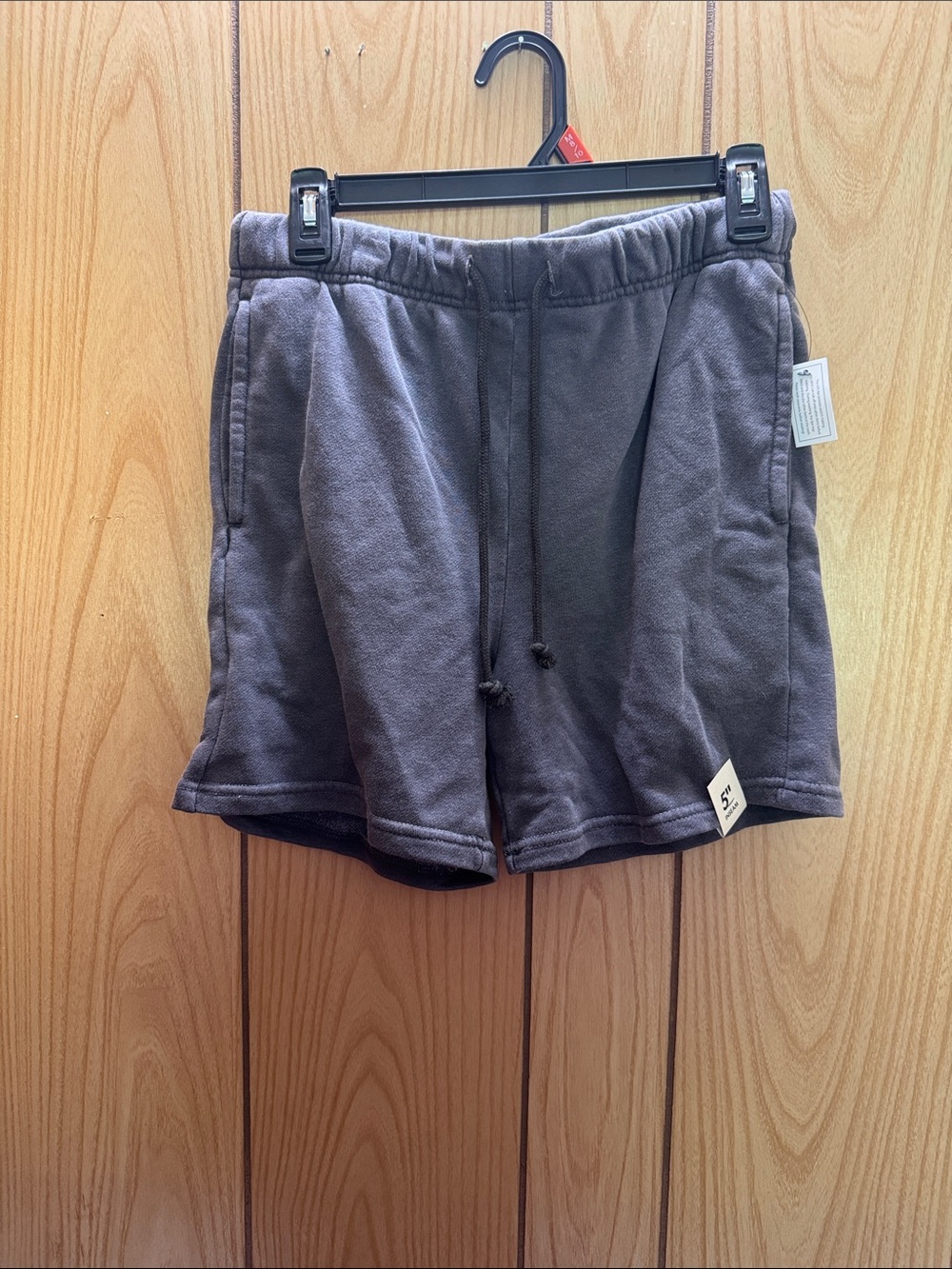No Boundaries Dark Gray Athletic Drawstring Shorts